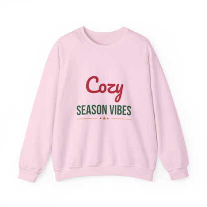 Cozy Season Vibes Sweatshirt, Winter Crewneck, Cozy Holiday Sweater