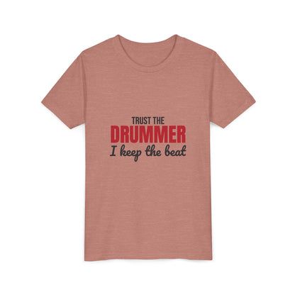 Trust the Drummer I Keep the Beat Kids Shirt, Kids Trust the Drummer Tee