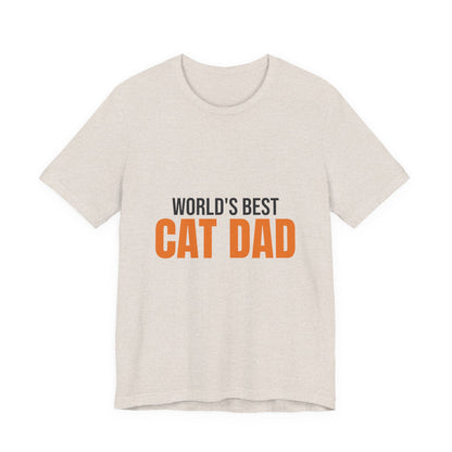 World's Best Cat Dad Shirt, Cat Dad T-Shirt, Cat Lover Gift