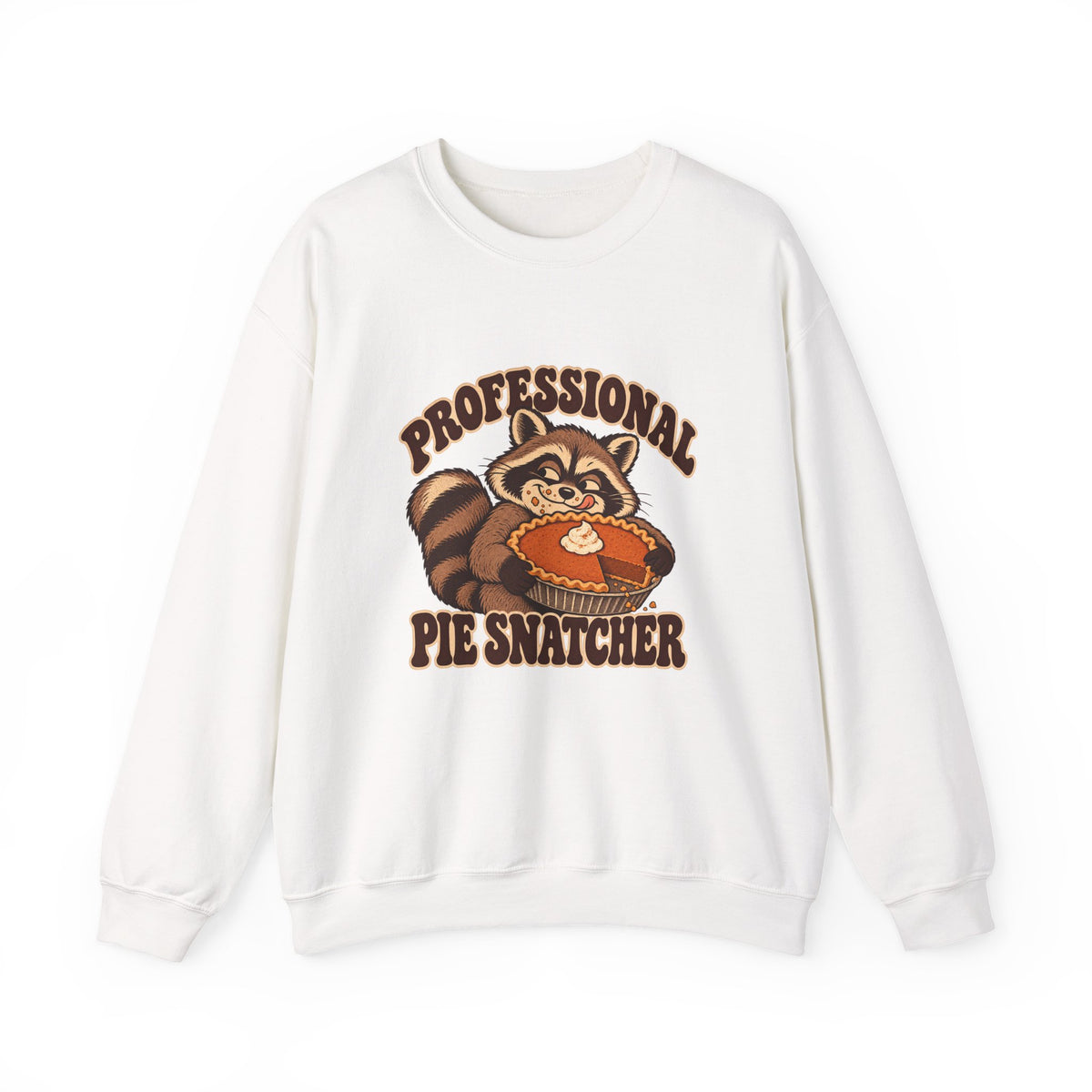 Professional Pie Snatcher Raccoon Thanksgiving Sweatshirt