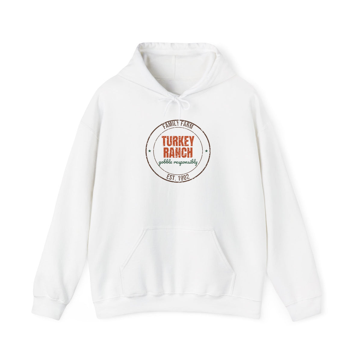 Family Farm Turkey Ranch Est. 1902 Hoodie, Vintage Thanksgiving Hoodie
