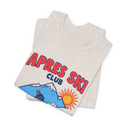 Apres Ski Club Shirt, Retro Ski T-Shirt, Skiing Tee