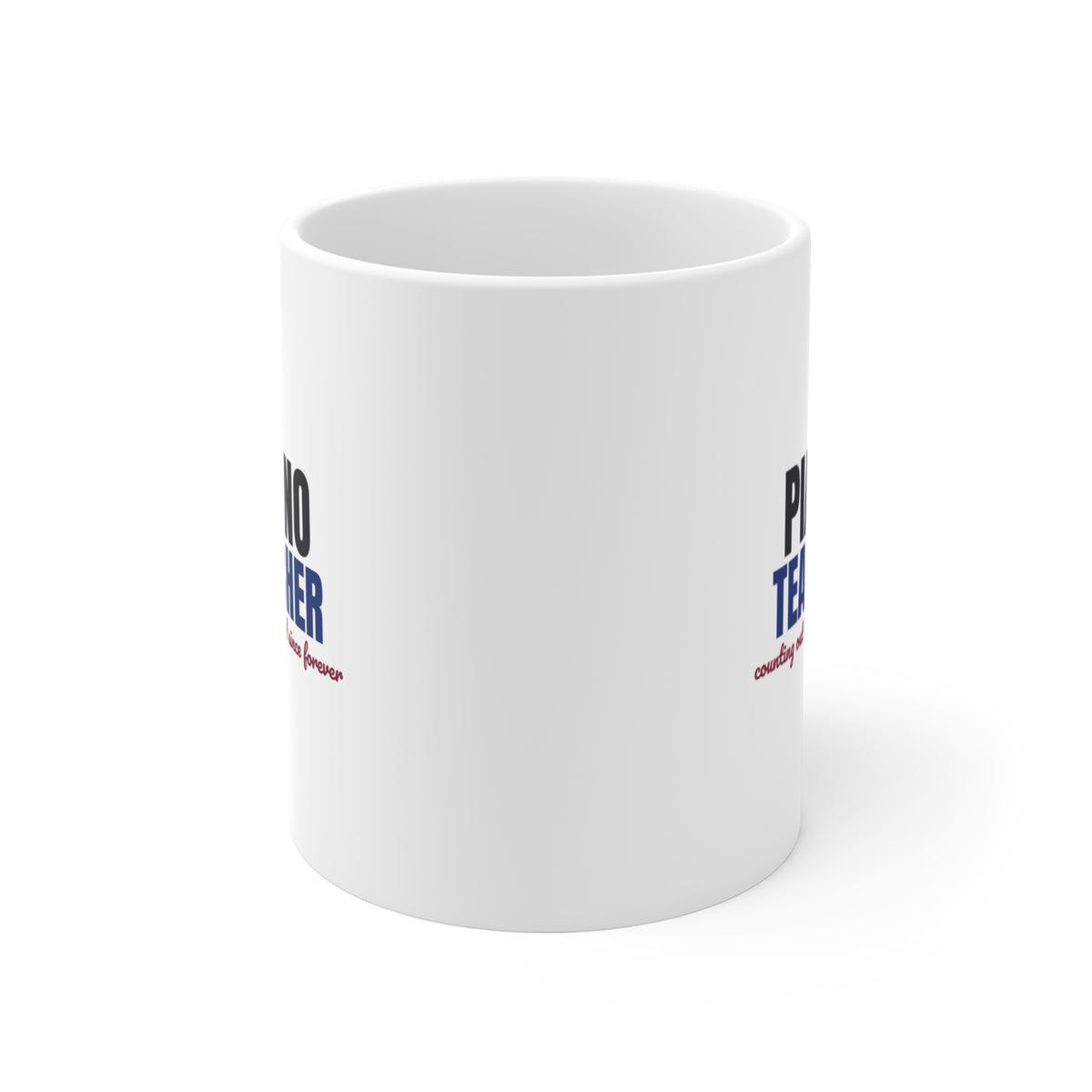 Piano Teacher Counting Out Loud Since Forever Mug, Piano Teacher Mug 11oz