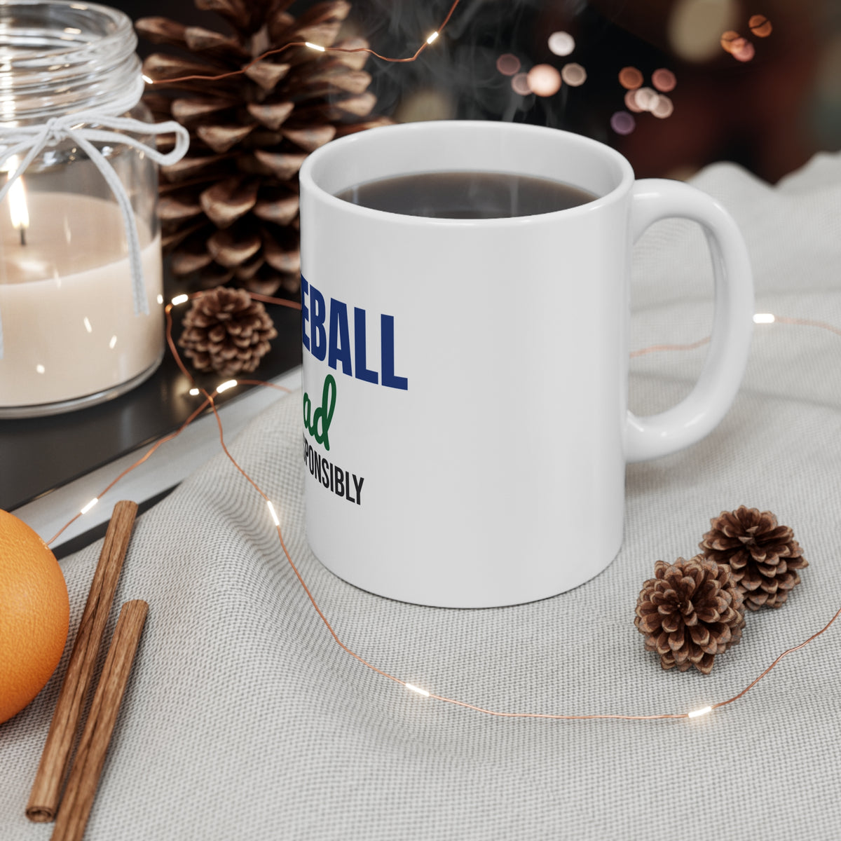 Pickleball Dad Dink Responsibly Mug