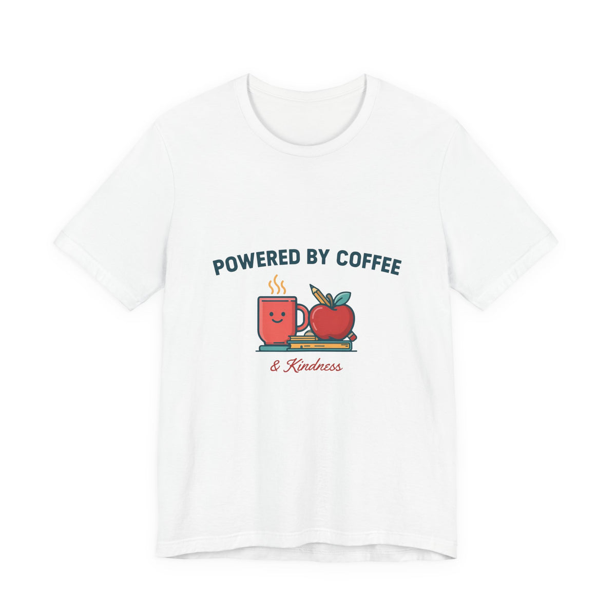 Powered by Coffee and Kindness Shirt, Teacher T-Shirt, Teacher Appreciation Gift