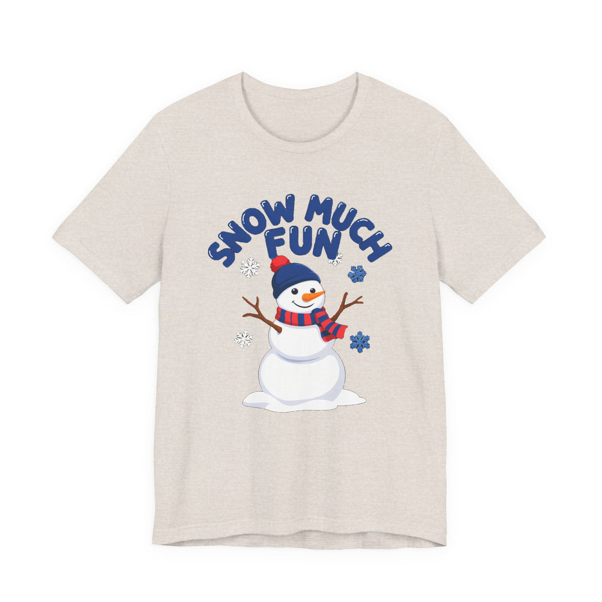 Snow Much Fun Shirt, Snowman Winter T-Shirt, Cute Snow Day Tee
