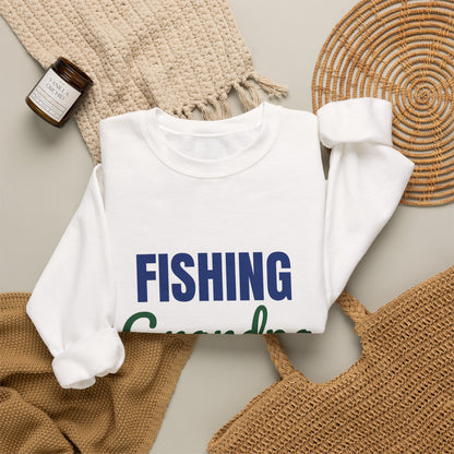 Fishing Grandpa Reel Cool Sweatshirt, Fishing Grandpa Crewneck