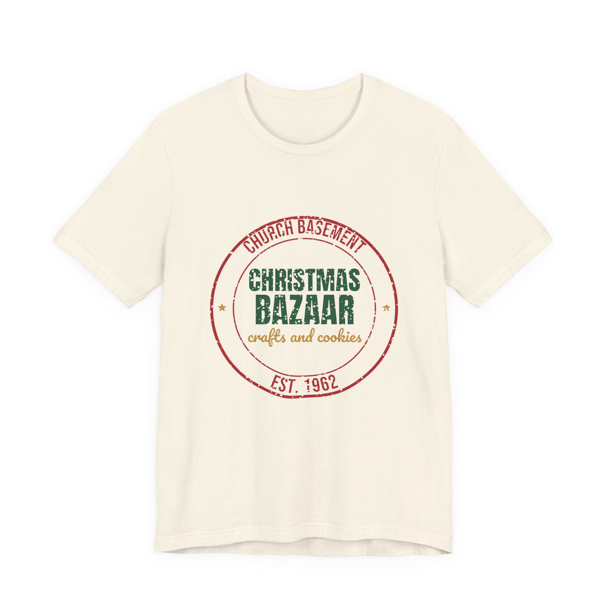 Church Basement Christmas Bazaar Est. 1962 Shirt, Vintage Christmas T-Shirt, Vintage Christmas Gift