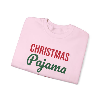 Christmas Pajama Crew Sweatshirt, Matching Family Christmas Crewneck