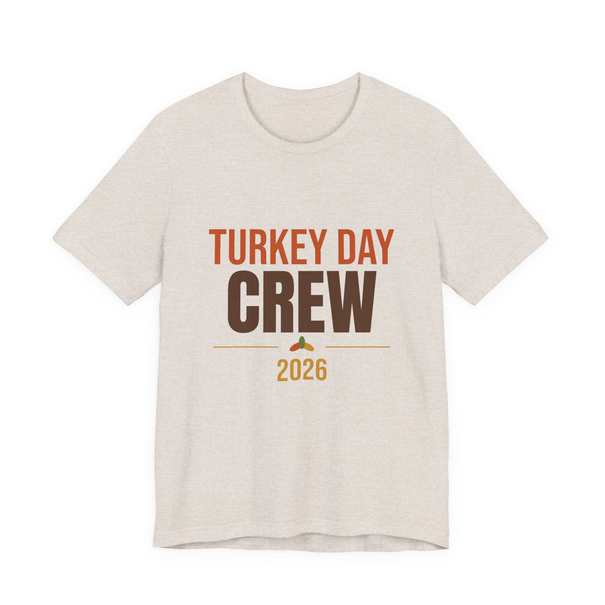 Turkey Day Crew 2026 Shirt, Matching Family Thanksgiving T-Shirt