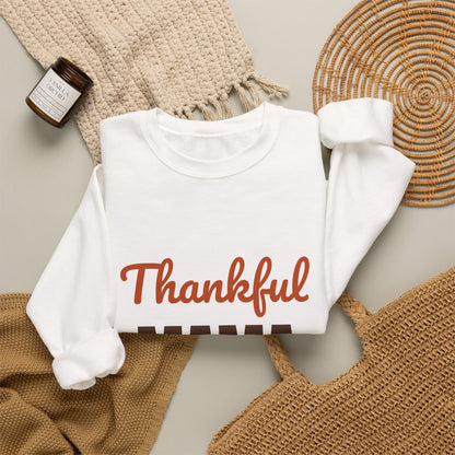 Thankful Mama Sweatshirt, Mom Thanksgiving Crewneck, Fall Sweatshirt