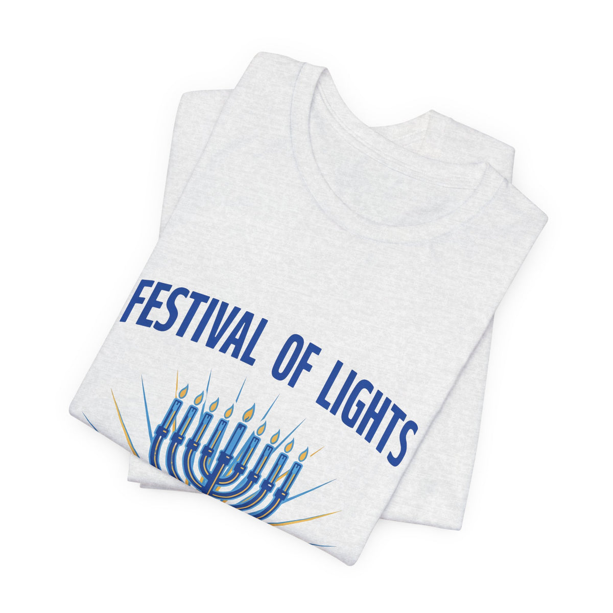 Festival of Lights Hanukkah Shirt, Hanukkah T-Shirt, Menorah Tee