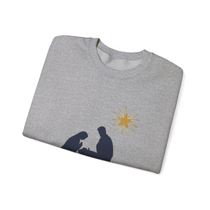 Reason for the Season Sweatshirt, Christian Christmas Crewneck, Nativity Sweater