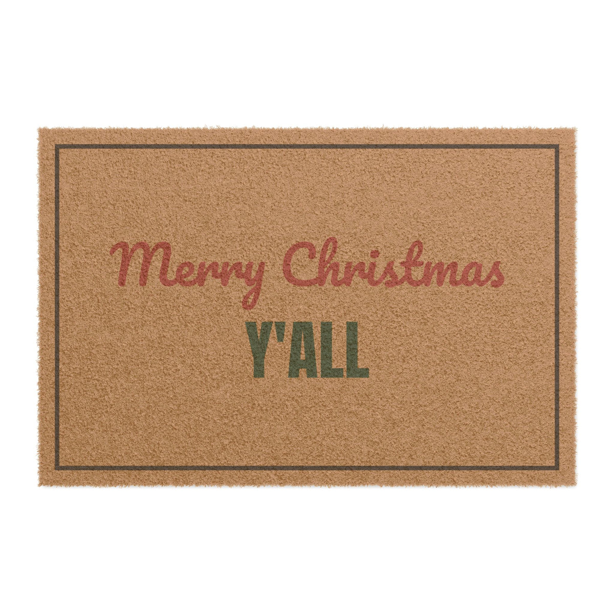 Merry Christmas Y'all Doormat