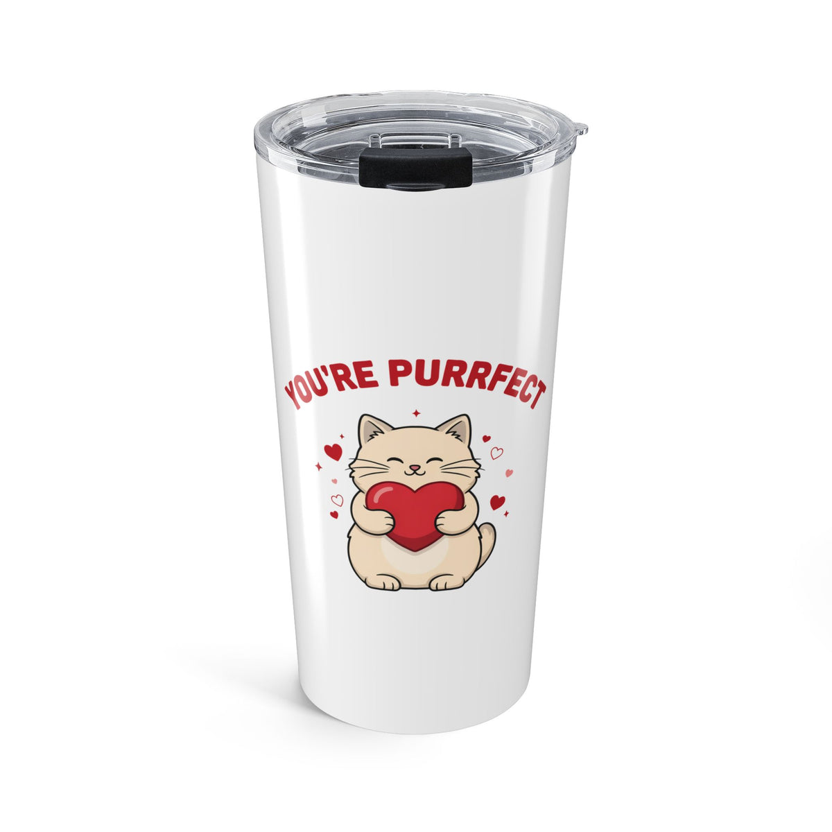 You're Purrfect Valentine Cat Tumbler