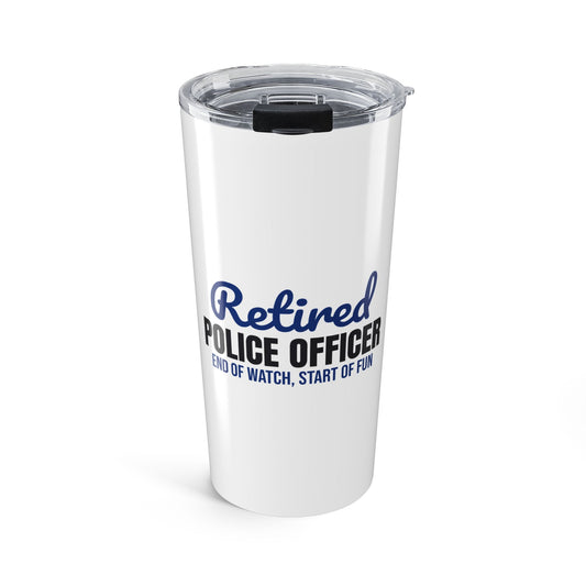 Retired Police Officer Tumbler