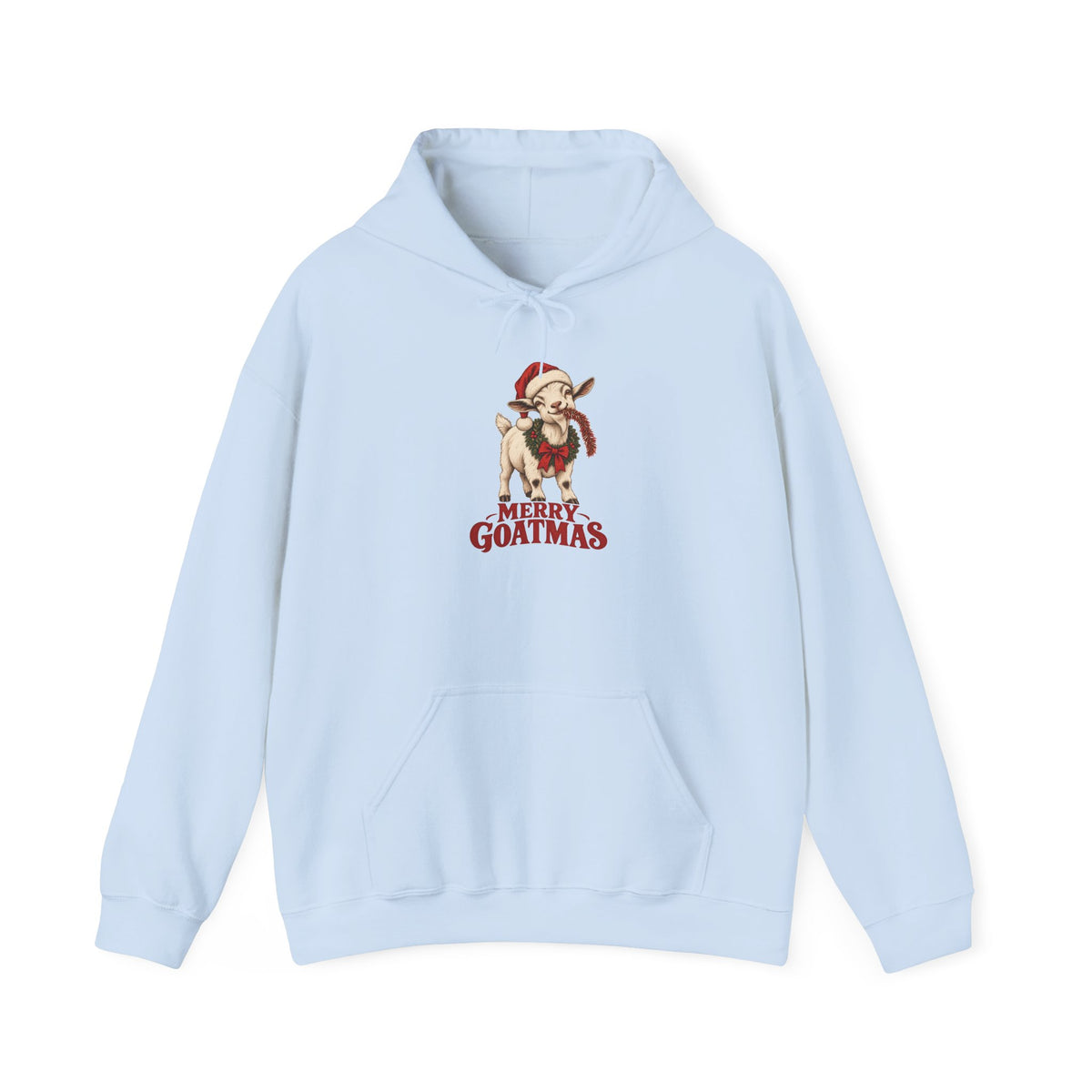 Merry Goatmas Christmas Goat Hoodie, Goat Christmas Hoodie