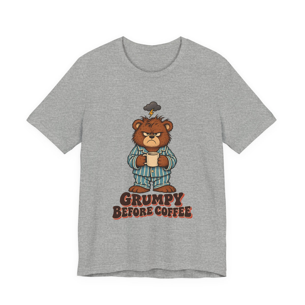Grumpy Before Coffee Bear Shirt, Funny Coffee Bear T-Shirt, Funny Coffee Bear Gift