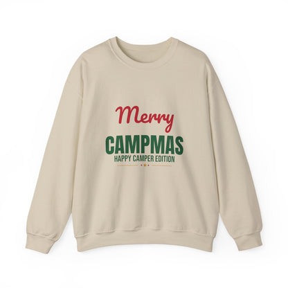 Merry Campmas Sweatshirt, Camping Christmas Crewneck, Camper Gift