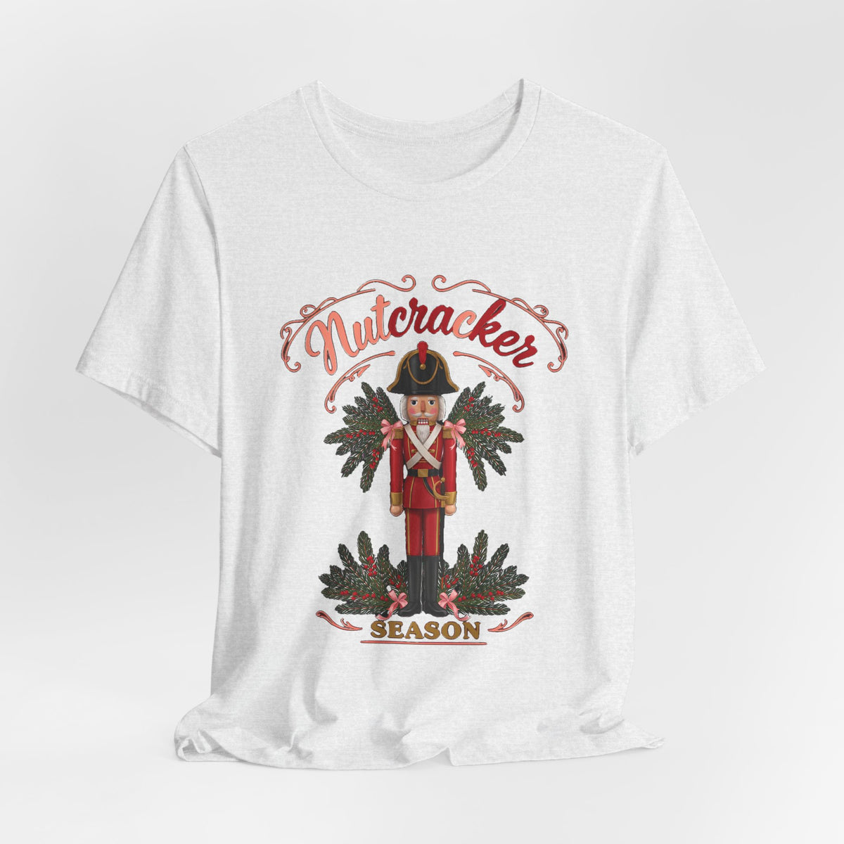 Nutcracker Season Shirt, Vintage Nutcracker T-Shirt, Pink Christmas Tee