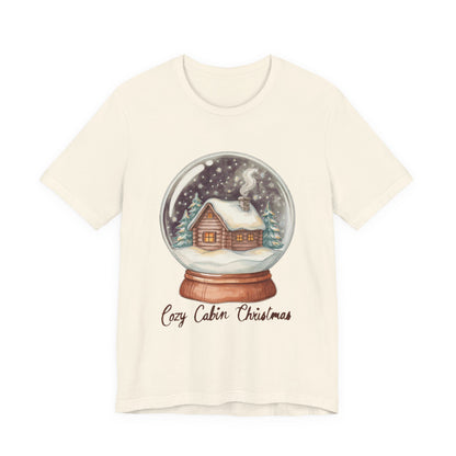 Cozy Cabin Christmas Snow Globe Shirt, Cozy Cabin Christmas Snow Globe T-Shirt
