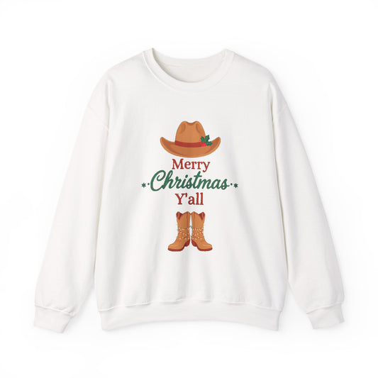 Merry Christmas Y'all Sweatshirt