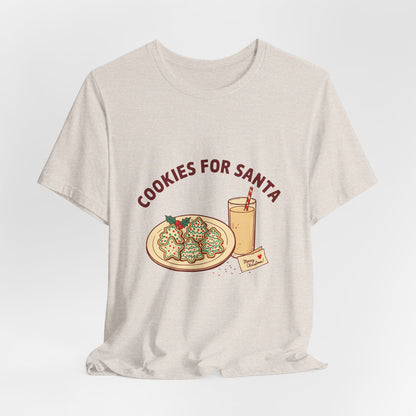 Cookies for Santa Shirt, Christmas Eve T-Shirt, Family Christmas Tee