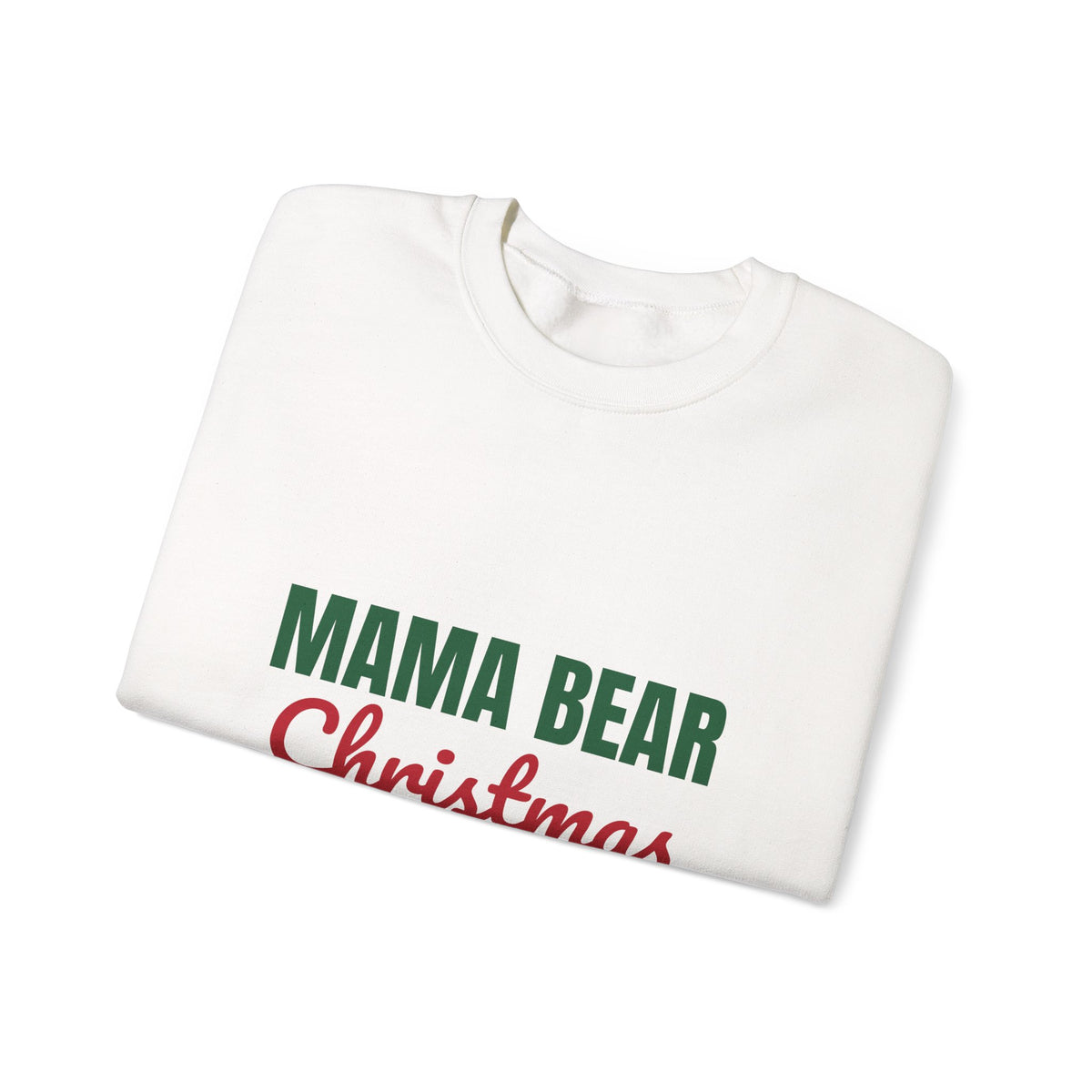 Mama Bear Christmas Sweatshirt, Mom Christmas Crewneck, Gift for Mom