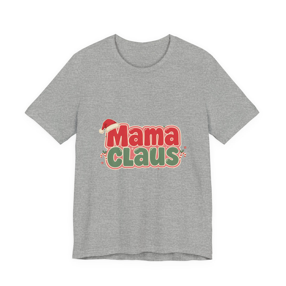Mama Claus Shirt, Retro Christmas T-Shirt for Mom, Funny Holiday Mom Tee