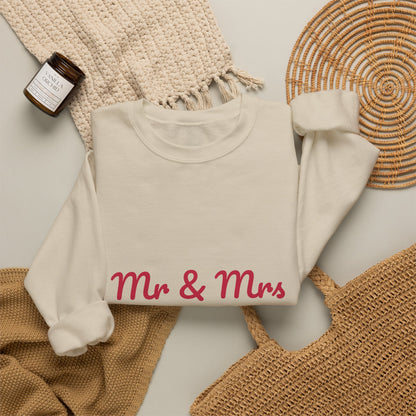 Mr and Mrs Est 2026 Sweatshirt, Wedding Gift Crewneck