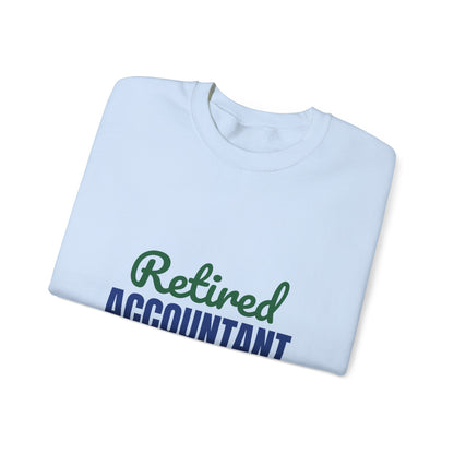 Retired Accountant Sweatshirt, Accountant Retirement Crewneck