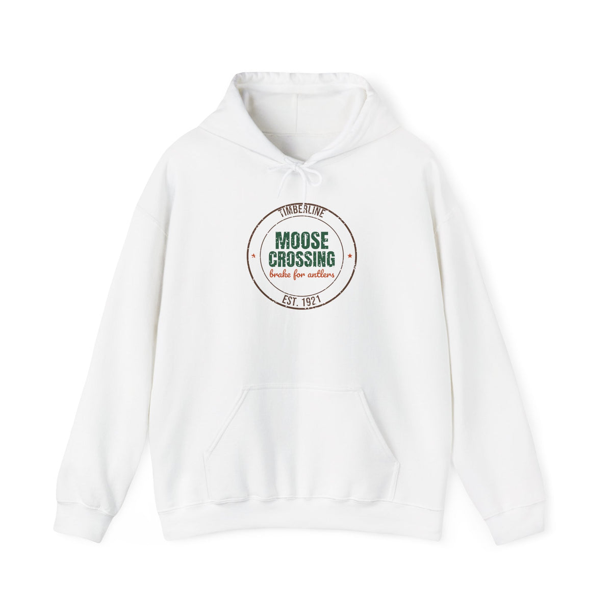 Timberline Moose Crossing Est. 1921 Hoodie, Vintage Moose Hoodie