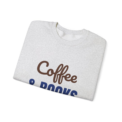Coffee and Books My Love Language Sweatshirt, Book Lover Crewneck