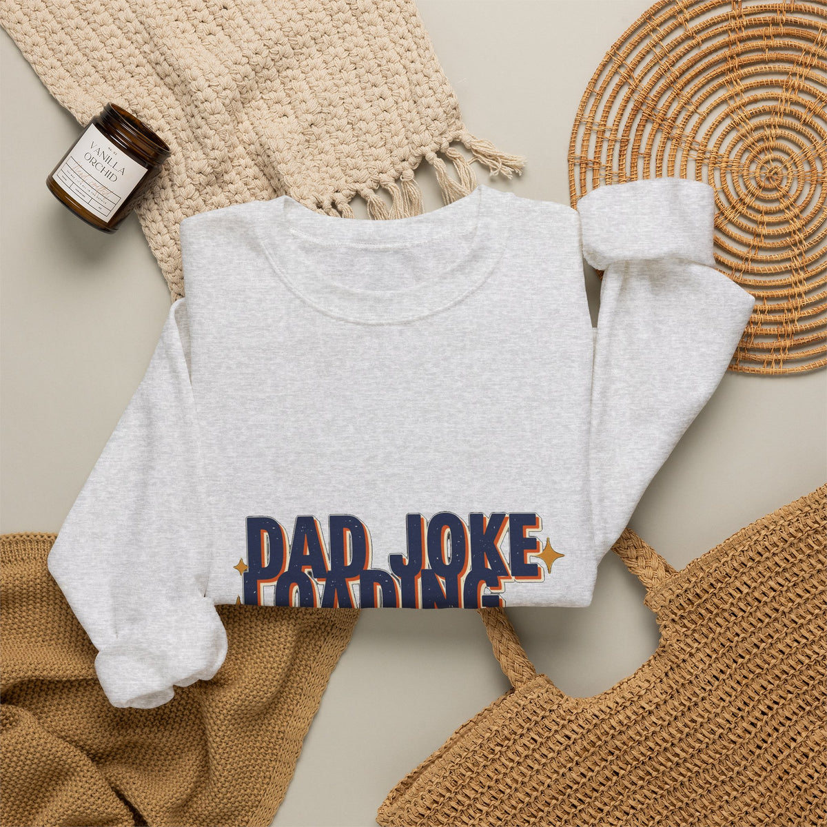 Dad Joke Loading Sweatshirt, Funny Dad Crewneck, Gift for Dad