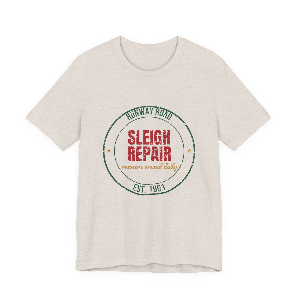 Runway Road Sleigh Repair Est. 1901 Shirt, Vintage Christmas T-Shirt, Vintage Christmas Gift