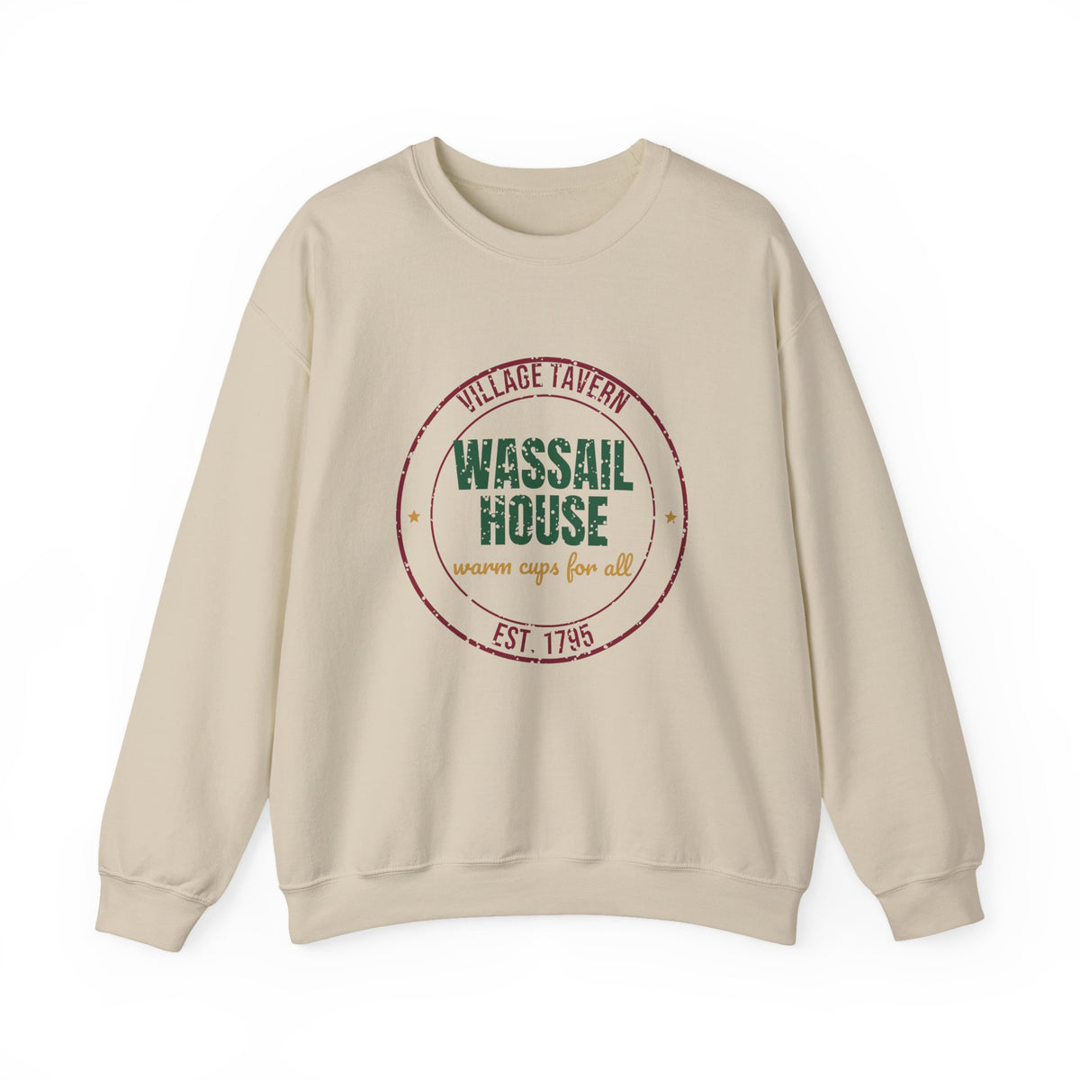 Village Tavern Wassail House Est. 1795 Sweatshirt, Vintage Christmas Crewneck Sweatshirt