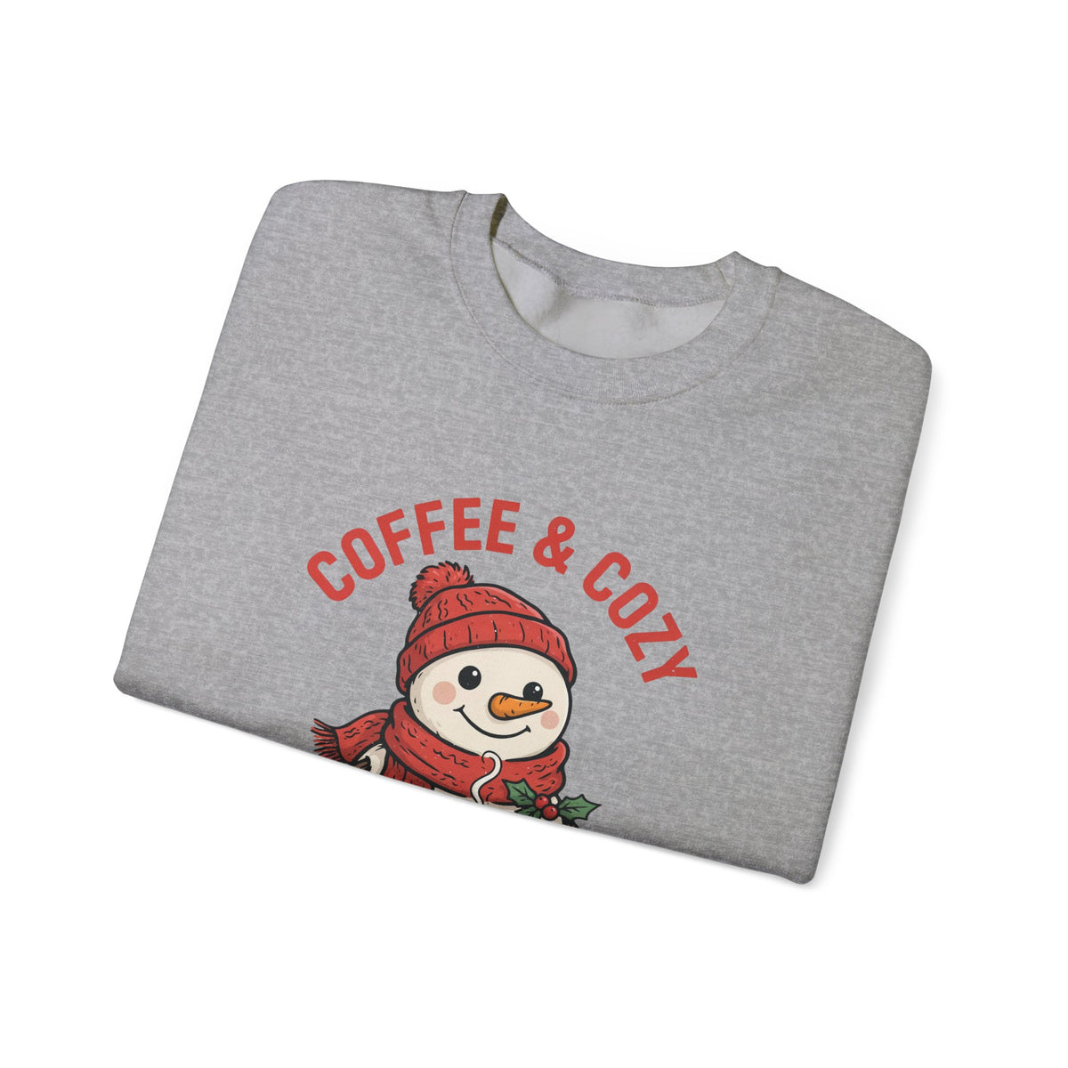 Coffee and Cozy Season Snowman Sweatshirt