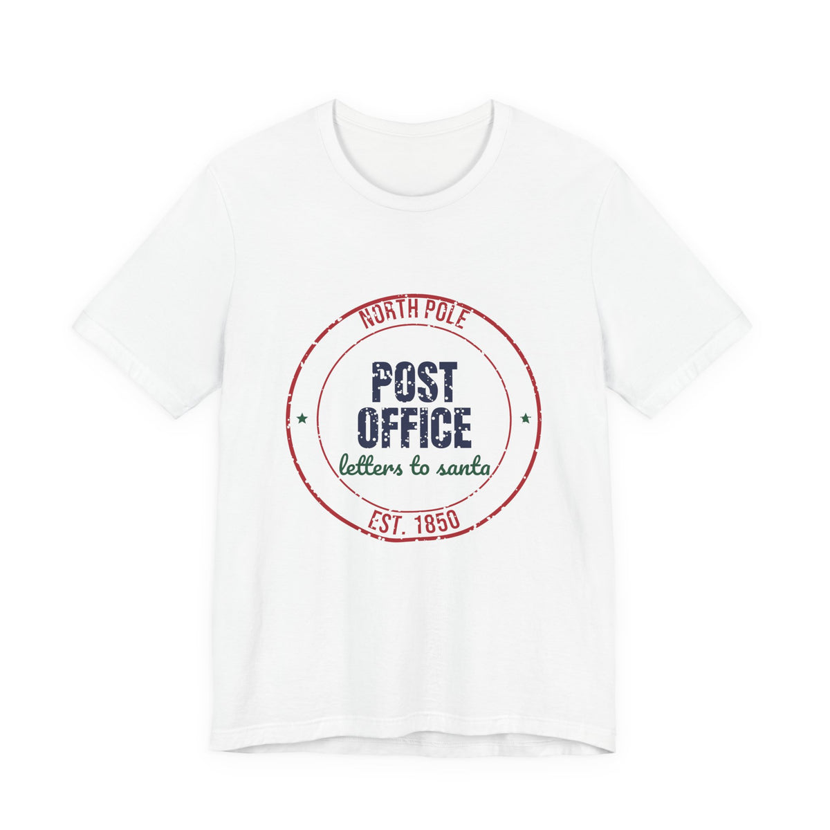 North Pole Post Office Letters to Santa Est. 1850 Shirt, Vintage Christmas T-Shirt, Vintage Christmas Gift