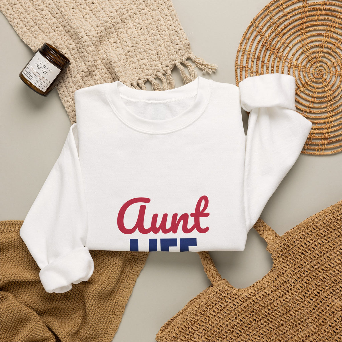 Aunt Life Spoil Them Send Them Home Sweatshirt, Aunt Crewneck, Auntie Gift