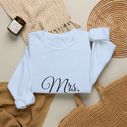 Mrs Est 2026 Sweatshirt, Bride Crewneck, Bridal Shower and Honeymoon Gift