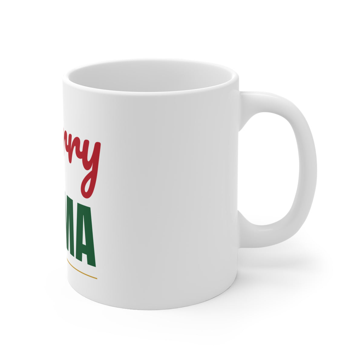 Merry Mama Mug, Mom Christmas Coffee Mug 11oz