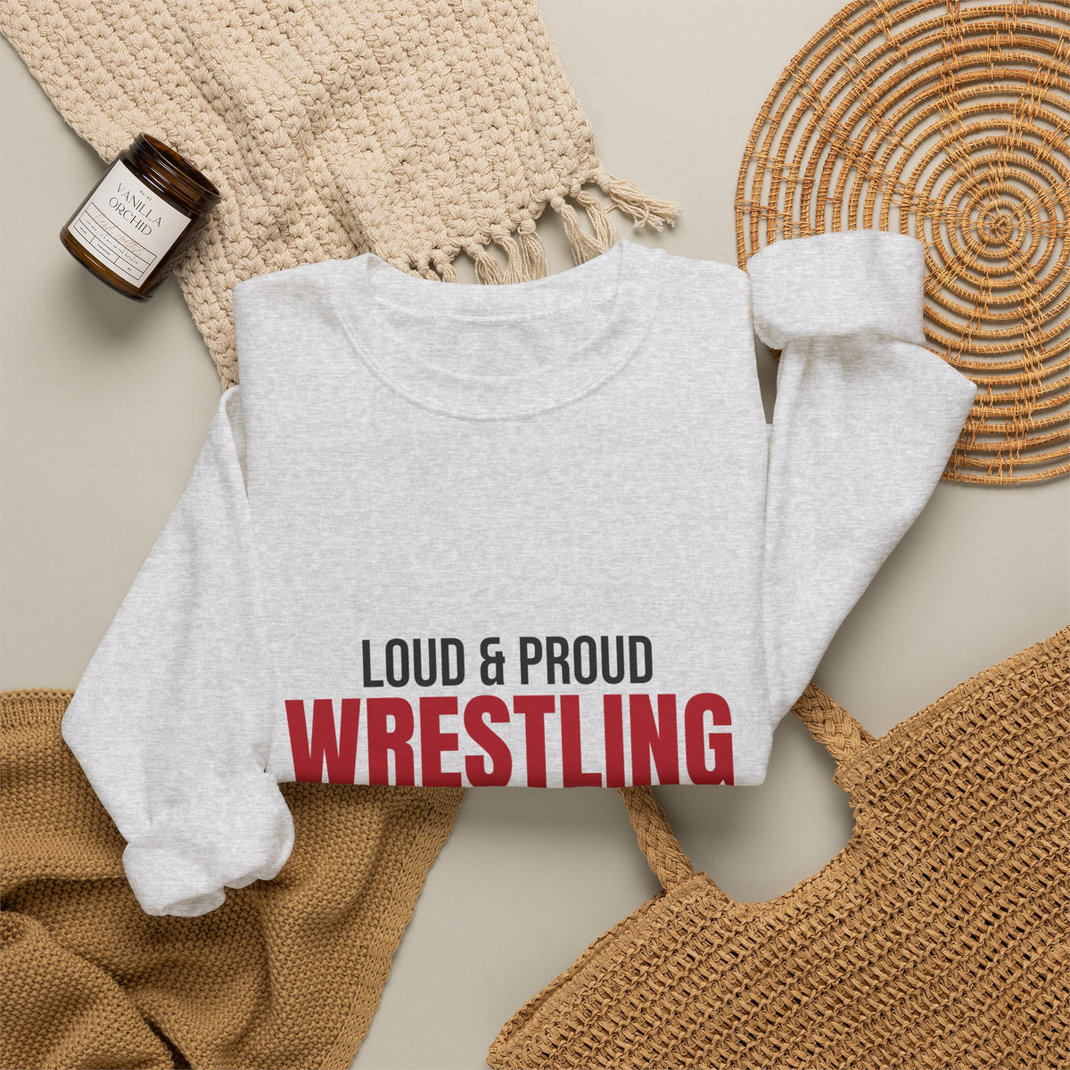 Loud and Proud Wrestling Mom Sweatshirt, Wrestling Mom Crewneck