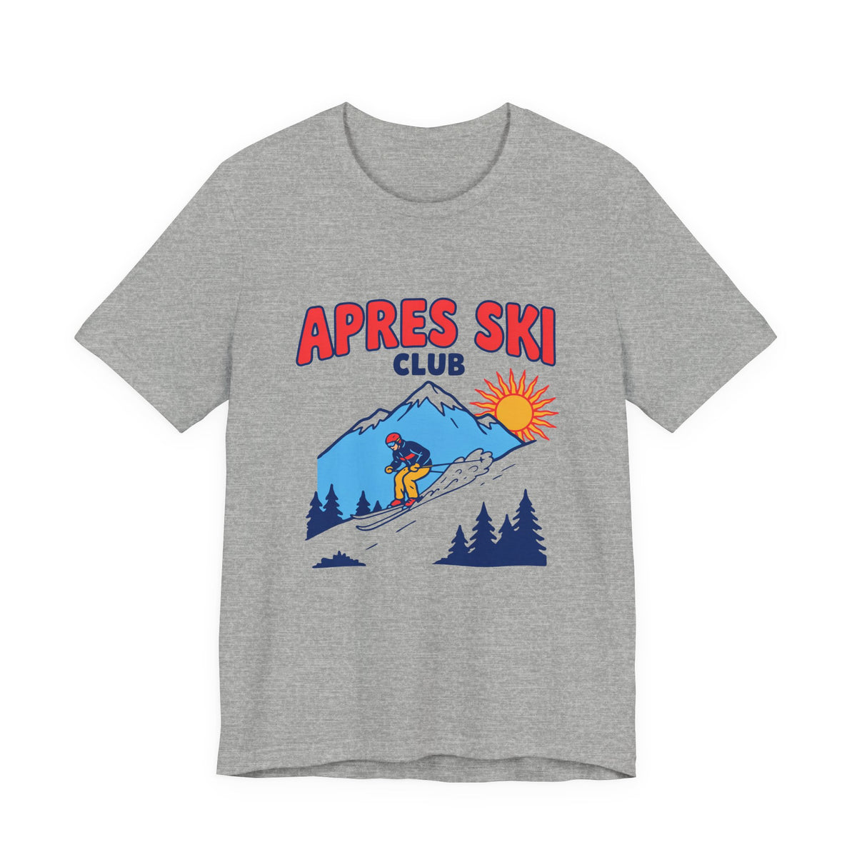 Apres Ski Club Shirt, Retro Ski T-Shirt, Skiing Tee