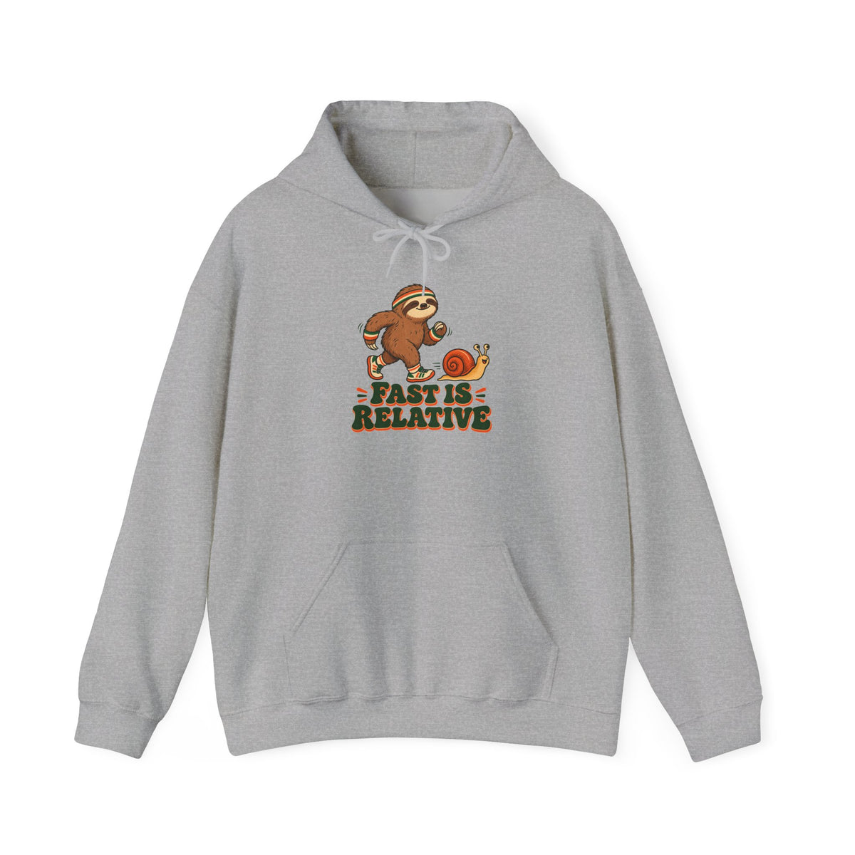 Fast Is Relative Running Sloth Hoodie, Funny Sloth Running Hoodie