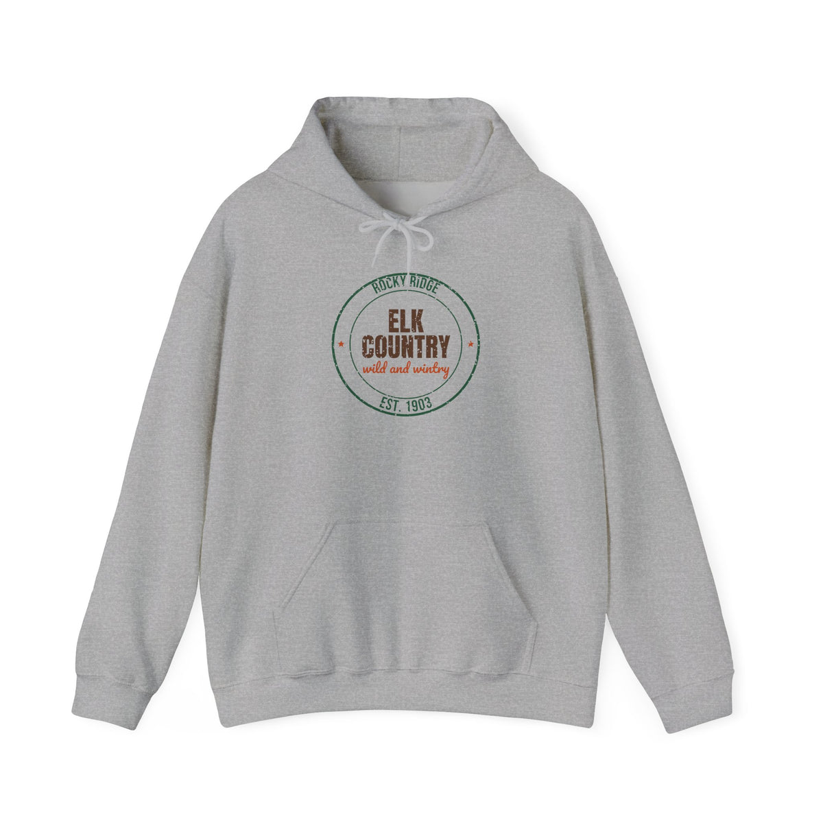 Rocky Ridge Elk Country Est. 1903 Hoodie, Vintage Elk Country Hoodie