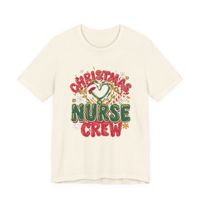 Christmas Nurse Crew Shirt, Retro Nurse Christmas T-Shirt, Holiday Gift for Nurses