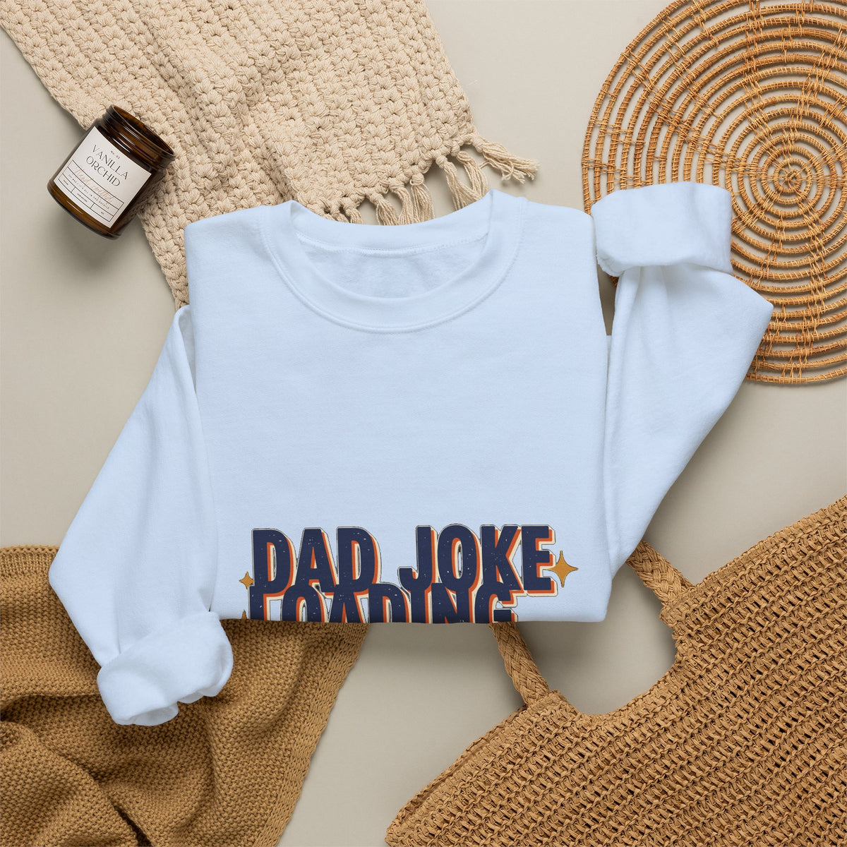 Dad Joke Loading Sweatshirt, Funny Dad Crewneck, Gift for Dad