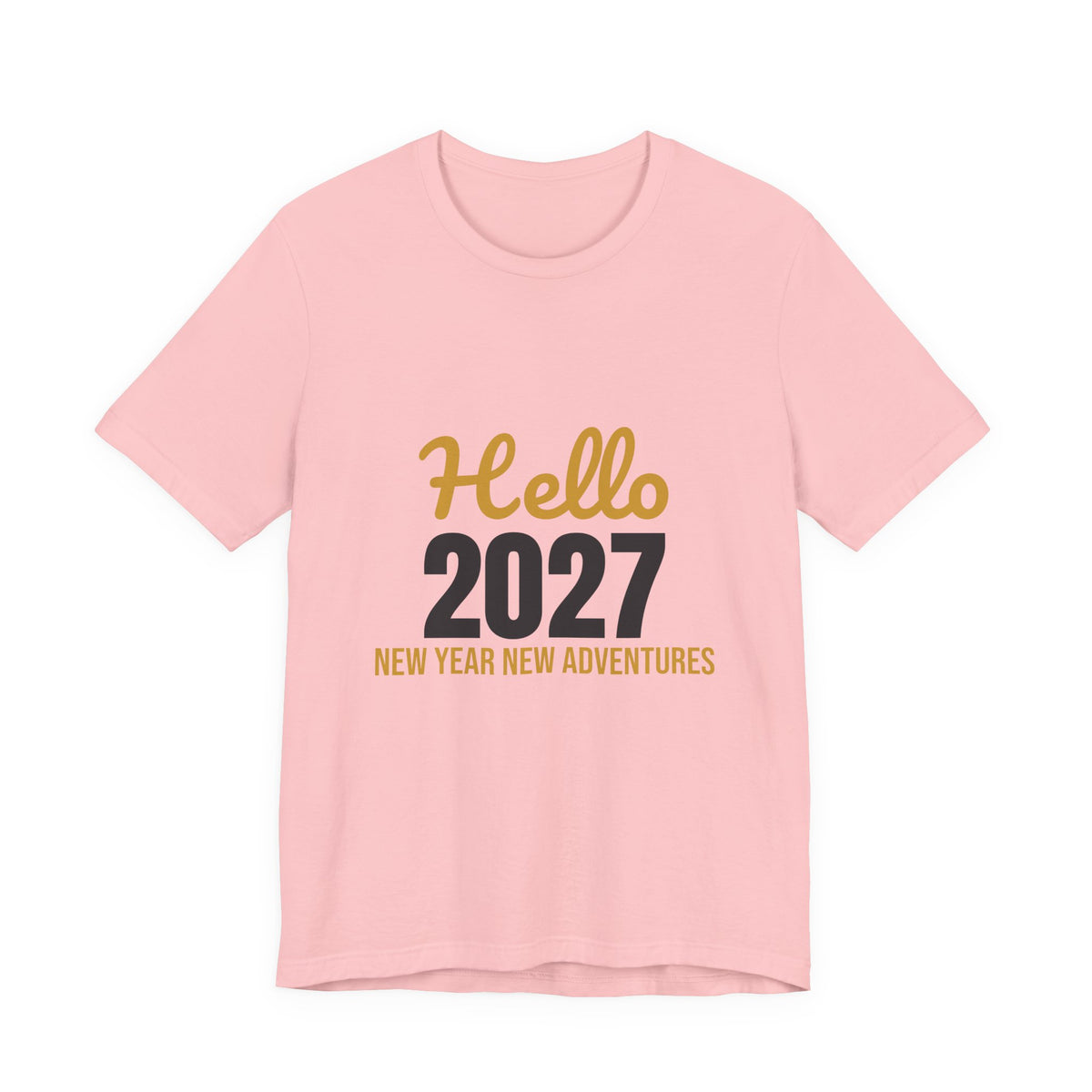 Hello 2027 New Year New Adventures Shirt, New Year T-Shirt, NYE Party Tee