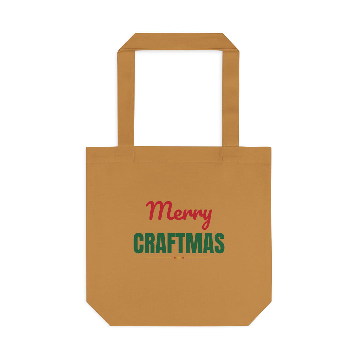 Merry Craftmas Tote Bag, Craft Supplies Canvas Tote Bag