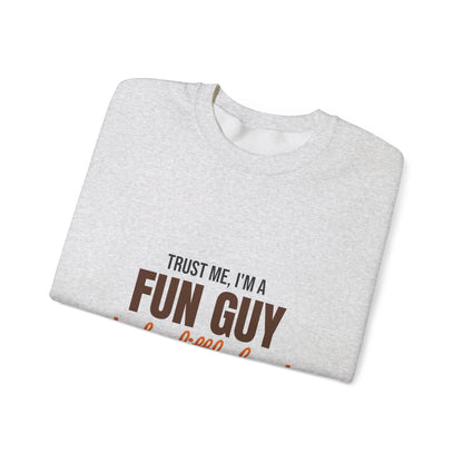 Trust Me I'm a Fun Guy Just a Little Fungi Sweatshirt, Fun Guy Fungi Crewneck Sweatshirt